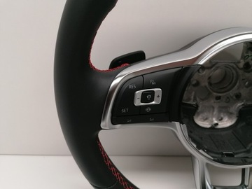 VW GOLF VII 7 GTI KIEROWNICA SKÓRZANA ORYGINAŁ