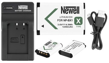 BATERIA AKU. NEWELL NP-BX1 DO SONY DSC-HX60 HX60V HX80 HX80V HX90 + ŁAD.