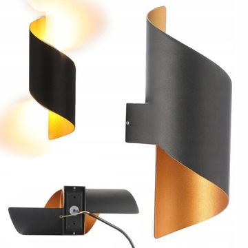 LAMPA ŚCIENNA KINKIET LED NOWOCZESNA KINKIETY KREATYWNY 12W 28cm