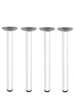 NOGA NOGI MEBLOWA BIAŁA 710 MM Fi60 71CM DO STOŁU STOLIKA BLATU KOMPLET