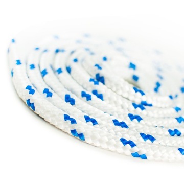 Веревка Парусная веревка плетеная полипропиленовая 20мм БЕЛАЯ 50м