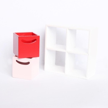 Кукольный домик миниатюрная кухня гостиная полка шкаф с 2 ящиками