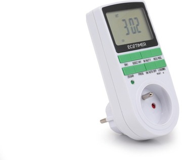 Программируемая розетка с таймером на 7 дней EC-PR07 ПРОГРАММАТОР