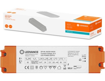 Zasilacz do taśm LED 60W 24V 2,5A IP20 LEDVANCE
