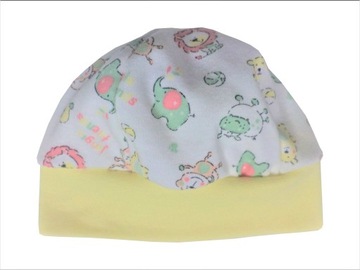 Czapka ZUZA / Czapeczka / Smerfetka r. 62 wzór 51