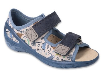 BEFADO KAPCIE SANDAŁKI DZIECIĘCE SUNNY roz 27 065X184 WKŁADKA SKÓRA