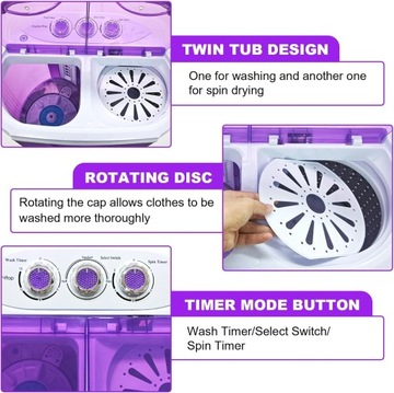 Display4top XPB36-1288SB стиральная машина с отжимом и центрифугой