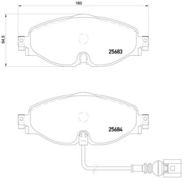 ПЕРЕДНИЕ ДИСКИ+колодки BREMBO VW PASSAT B8 312MM
