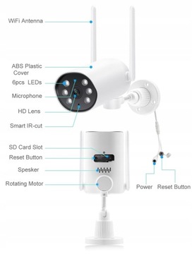 БЕСПРОВОДНОЙ МОНИТОРИНГ 4 WIFI КАМЕР + ЖК-МОНИТОР