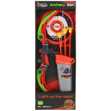 Светодиодный светящийся лук для стрельбы из лука, стрелы, щит