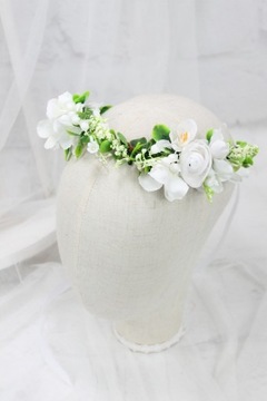 Асимметричный венок для свадебного причастия, оригинальное украшение для волос