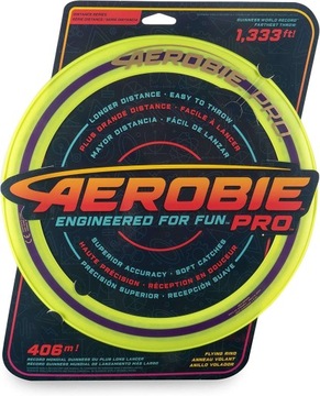 Aerobi Rim, чтобы бросить Pro Frisbee Yellow 33 см