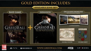 GREEDFALL GOLD EDITION / XBOX / НОВИНКА / PL