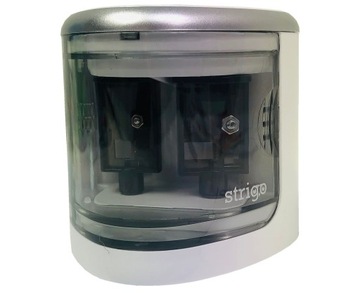 ДВОЙНАЯ ЭЛЕКТРИЧЕСКАЯ ТОЧИЛКА STRIGO 6-8/9-12 мм БЕЗОПАСНЫЕ ЛЕЗВИЯ