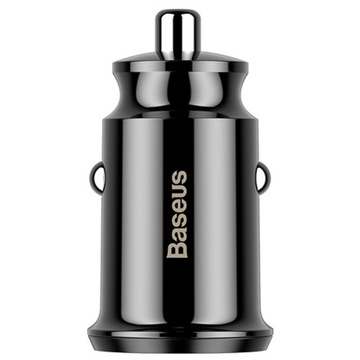 Автомобильное зарядное устройство Baseus Grain 2x USB 5V 3.1A (черное)