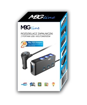 РАЗЪЕМ ПРИкуривателя 12-24В 4xUSB QC PD