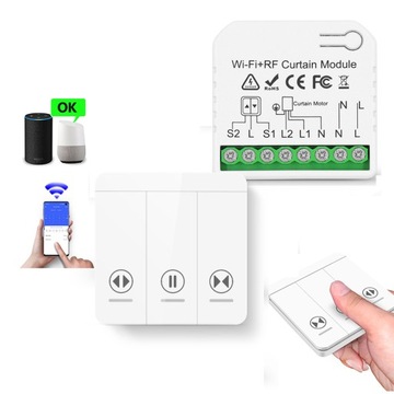 WIFI TUYA ШТОРЫ WIFI КОНТРОЛЛЕР + ПУЛЬТ ДИСТАНЦИОННОГО УПРАВЛЕНИЯ