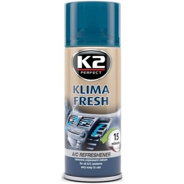 K2 KLIMA FRESH BLUEBERRY СРЕДСТВО ДЛЯ СНЯТИЯ КОНДИЦИОНЕРА ВОЗДУХА