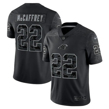 Koszulka męska 2023NFL Carolina Panthers Christian McCaffrey Negro Limited