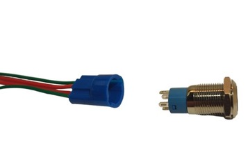 Kostka przyłączeniowa przycisk LED 12mm konektor