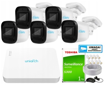 Zestaw Monitoringu IP UNIARCH 2Mpx IPC-B122-APF28