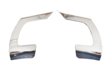 NAKŁADKI KIEROWNICA AIXAM 2010 - CHROM KOMPLET