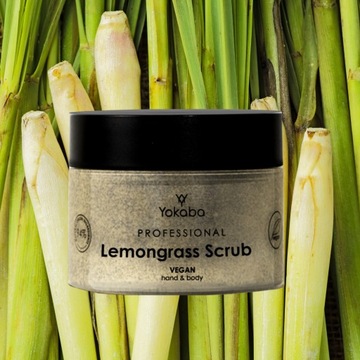 YOKABA LEMONGRASS SCRUB ПИЛИНГ ДЛЯ РУК И ТЕЛА С ЛИМОНГРАССОМ 200 Г