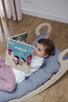 Подушка-качалка Монтессори чёрная M