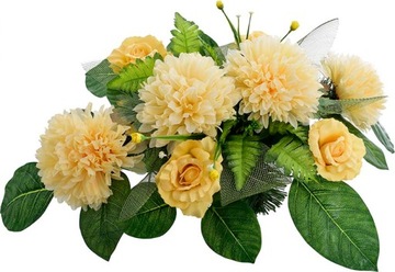 СОСТАВ ПЛАТЬЕ БУКЕТ ХРИЗАНТЕМА ОТДЕЛКА ЦВЕТЫ НАБОР ИСКУССТВЕННЫЕ ЛИСТЬЯ