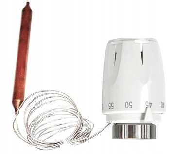 GŁOWICA TERMOSTATYCZNA M30x1,5 Z KAPILARĄ 30-70°C