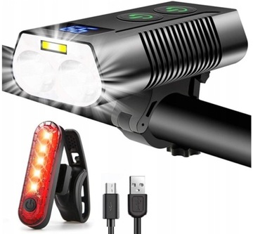 Lampka rowerowa 5000mah podlega opłacie LED Oświetlenie rowerowe