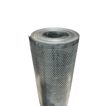 Blacha perforowana ocynkowana grubość 0,7mm oczko 3mm rolka 1x1,25m