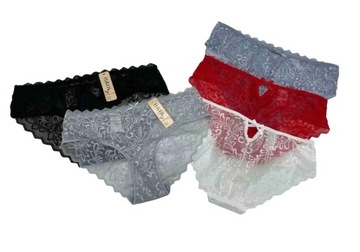 6x MAJTKI DAMSKIE FIGI KORONKOWE r. L / XL