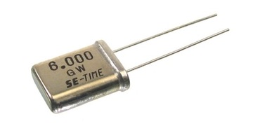 Rezonator kwarcowy 6.000 MHz SE-TIME - 50 sztuk