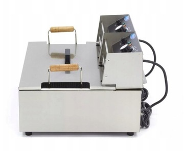 Электрическая фритюрница 15 л до 3 кг Frytek 2 x 2500 Вт Maxima 09365210