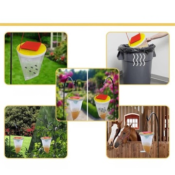 Ловушка для лошадей, приманка для насекомых, сумка для насекомых, ловушка для мух для сарая XXL