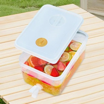 Холодильник с диспенсером для напитков Контейнер для холода Чайник с краном для барбекю 5л