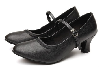 BUTY DO TAŃCA TANECZNE STANDARDU CZARNE BLACK 5cm