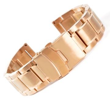 Bransoleta do zegarka ROSE STALOWA 24mm SOLIDNA