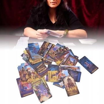 ZESTAW 78KART TAROTA TAROT KRAINA CZARÓW Z KOLOR