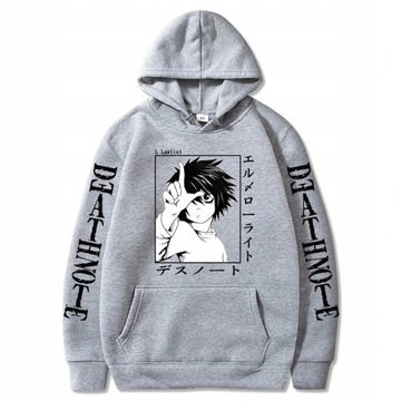 BLUZA KAPTUR ANIME DEATH NOTE NOTATNIK ŚMIERCI L