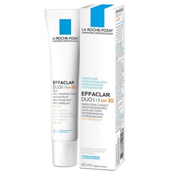 La Roche-Posay Effaclar Duo+, krem zwalczający trądzik z SPF 30, 40 ml
