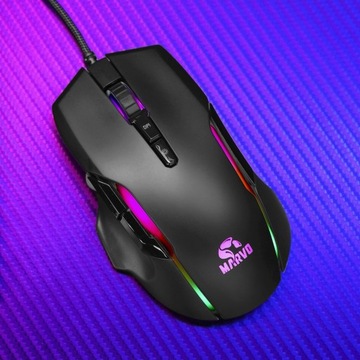 Мышь Marvo G945, 10000DPI, оптическая, 9 рамок, 1 прокрутка
