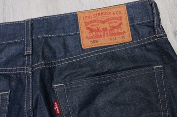 LEVIS 508 JEANS spodnie męskie PREMIUM 31/32 pas 82