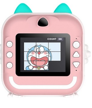 DRUKUŚ ЦИФРОВАЯ ЖК-КАМЕРА МГНОВЕННОЙ ПЕРЕДАЧИ С ПРИНТЕРОМ ДЛЯ ДЕТСКИХ ИГР 13 РОЛИКОВ