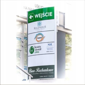 PYLON LED 200x50cm PLEXI totem REKLAMOWY