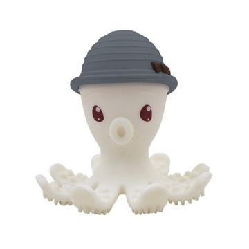 MOMBELLA - GRYZAK ZABAWKA OŚMIORNICA GREY BEZ BPA, BEZ FTALANÓW
