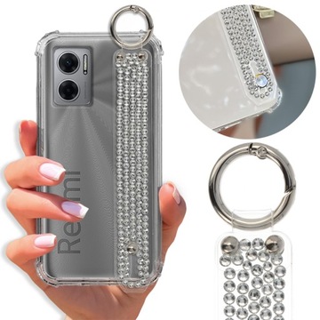 Etui Antishock Pasek Diament do XIAOMI REDMI 10 5G