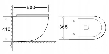 Скрытая рамка GEBERIT, черный, Унитаз + Бидетта