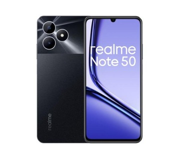 Смартфон Realme Note 50, 3/64 ГБ, LTE, 6,74 дюйма, 90 Гц, 13 Мпикс, графитовый черный